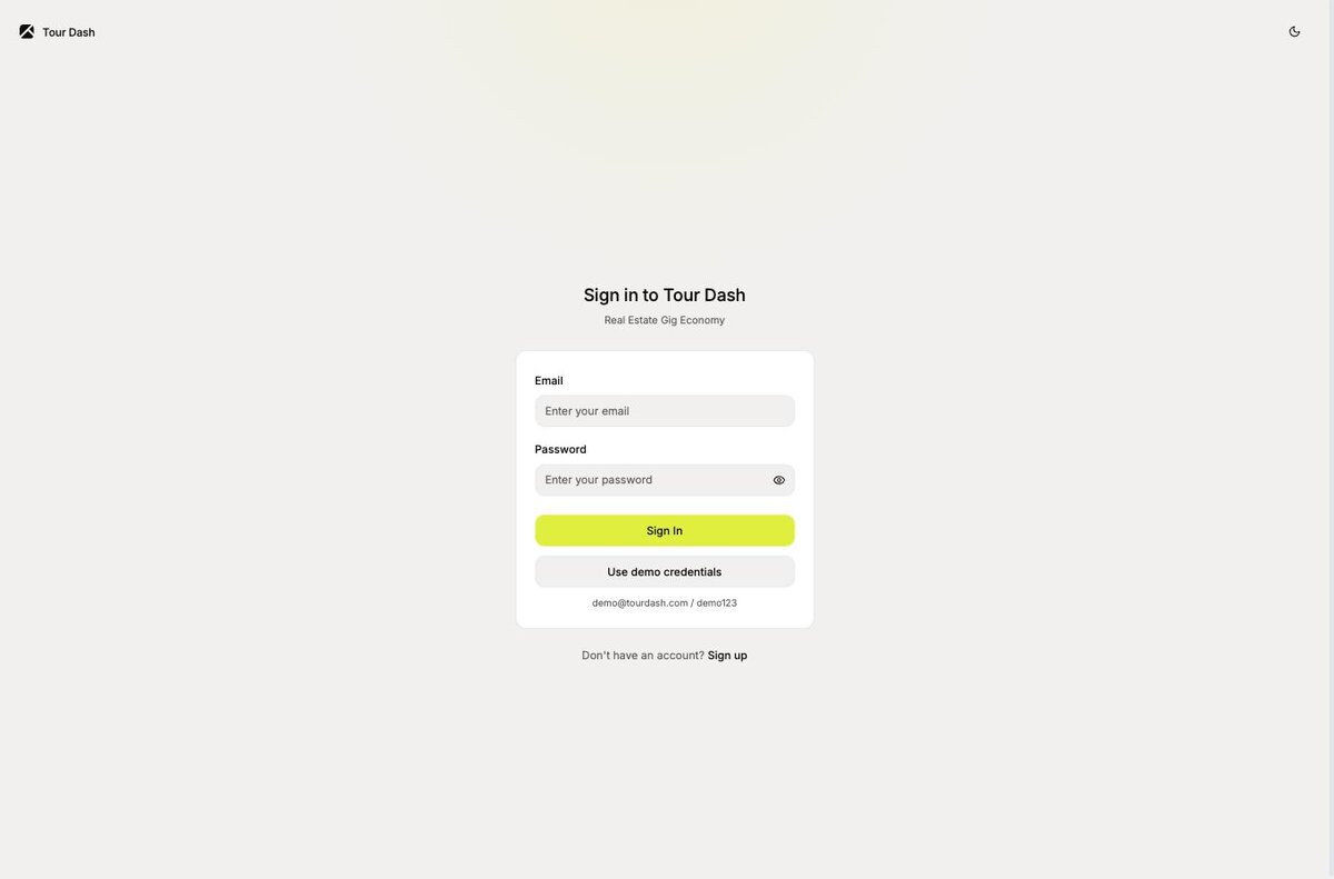 Sign-in screen, light theme